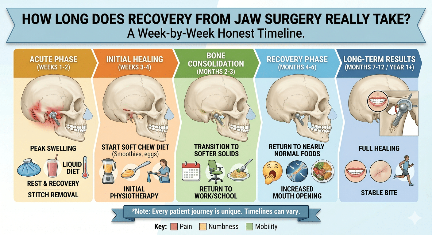 How Long Does Recovery From Jaw Surgery Really Take A Week-by-Week Honest Timeline
