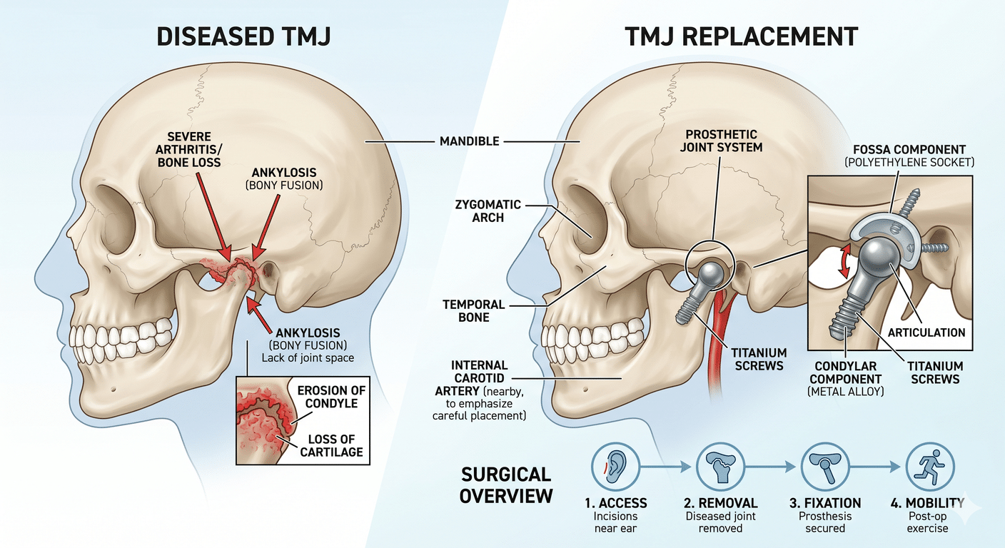 Total TMJ Replacement A Patient's Guide to Custom Joint Prosthetics, Recovery, and Outcomes