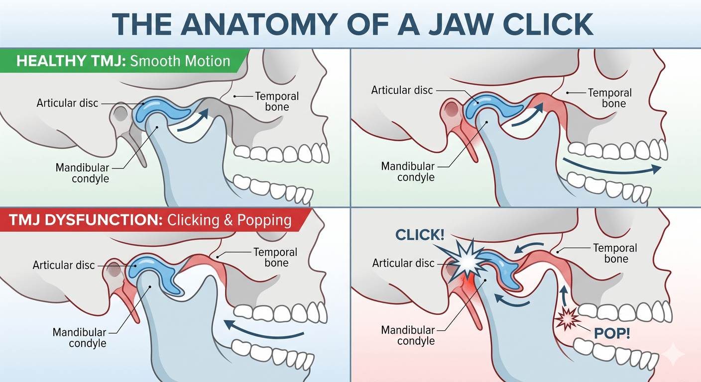 Why Does My Jaw Click And Pop A Maxillofacial Surgeon Explains Tmj Sounds And When To Worry Why Does My Jaw Click And Pop A Maxillofacial Surgeon Explains Tmj Sounds And When To Worry