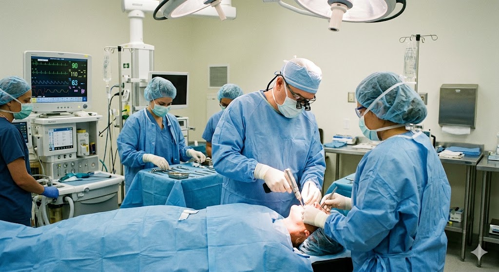 Person In Condylar Hyperplasia Surgery Person In Condylar Hyperplasia Surgery